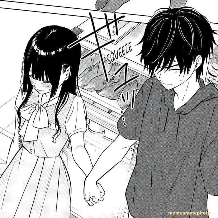 ảnh anime nắm tay ngọt ngào