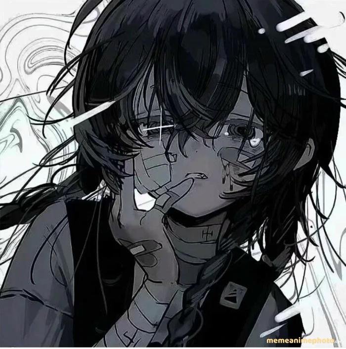 ảnh anime nữ buồn