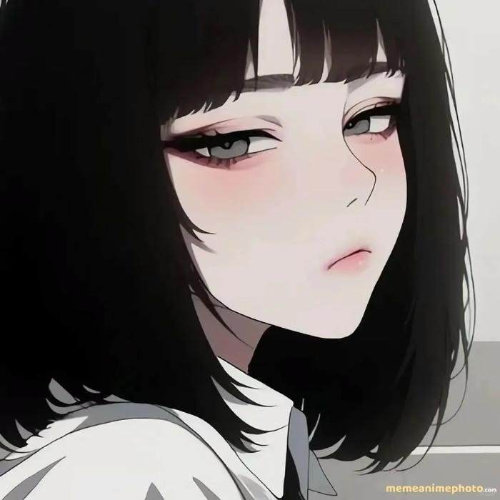 ảnh anime nữ suy tư