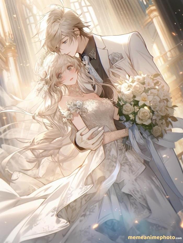 ảnh cô dâu chú rể anime buồn nhẹ