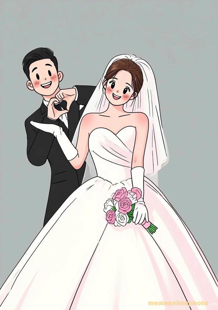 ảnh cưới anime cảm động