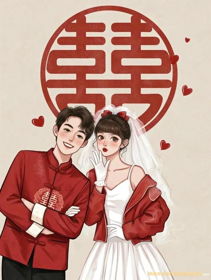 ảnh cưới anime lãng mạn