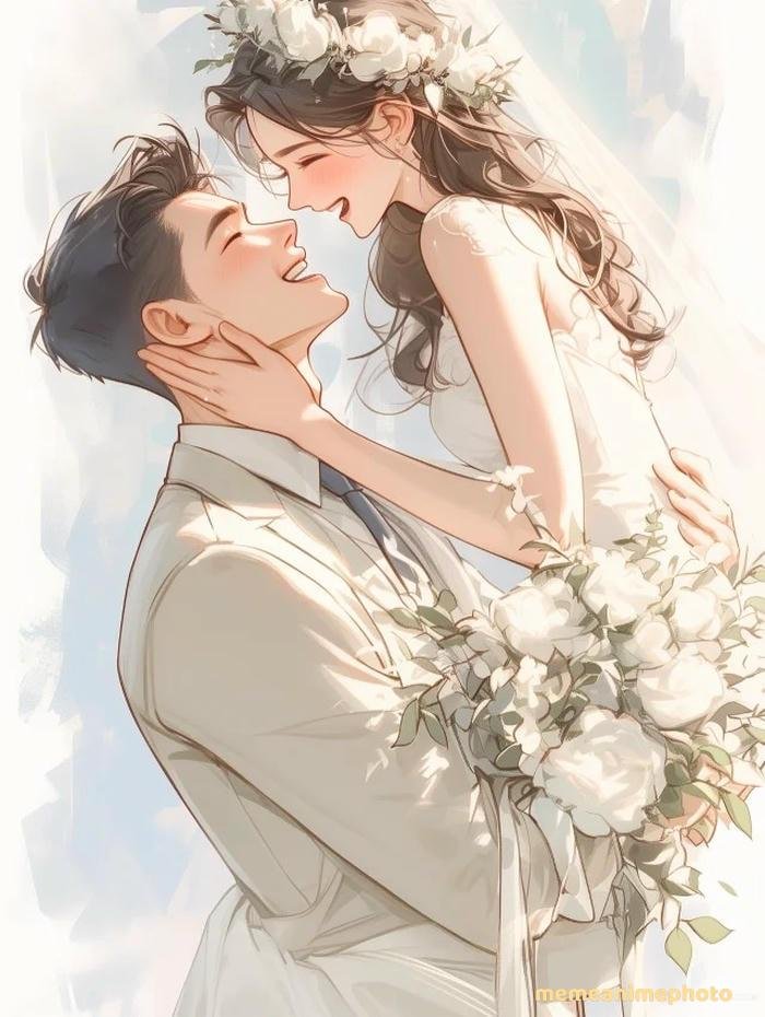 ảnh cưới anime