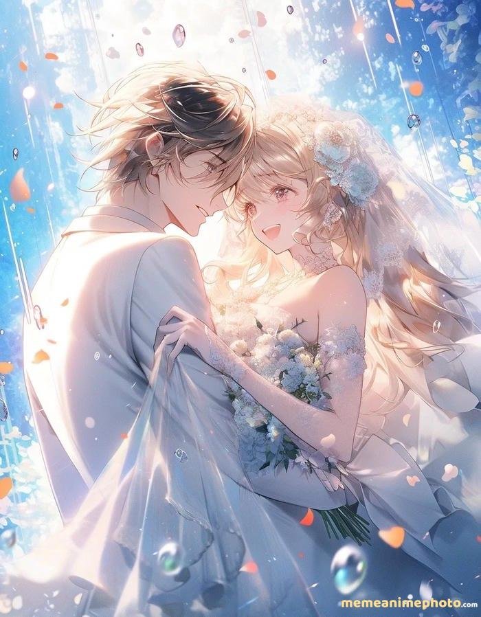 anime cô dâu chú rể lãng mạn và đáng yêu