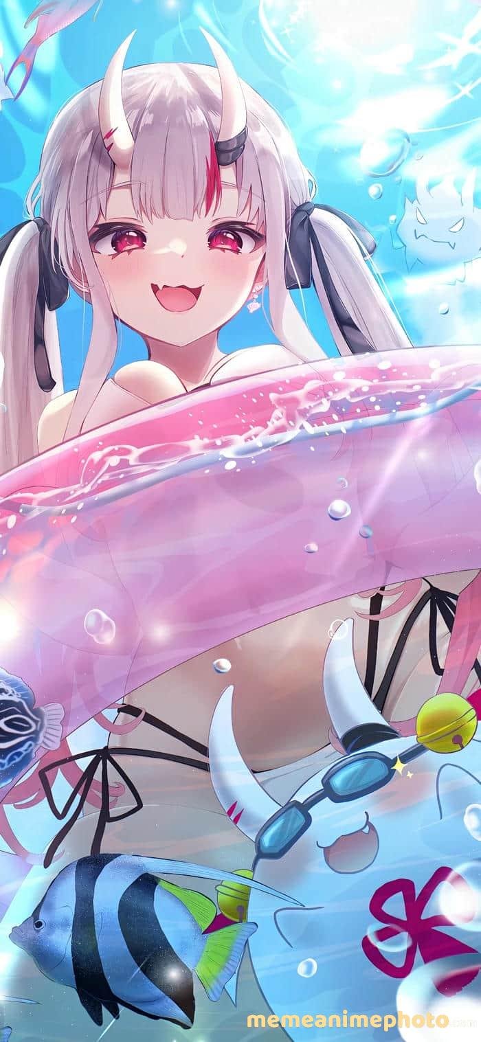 anime girl cá tính quyến rũ