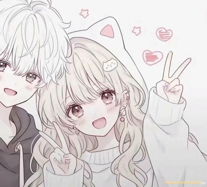 avatar anime đôi đẹp và dễ thương
