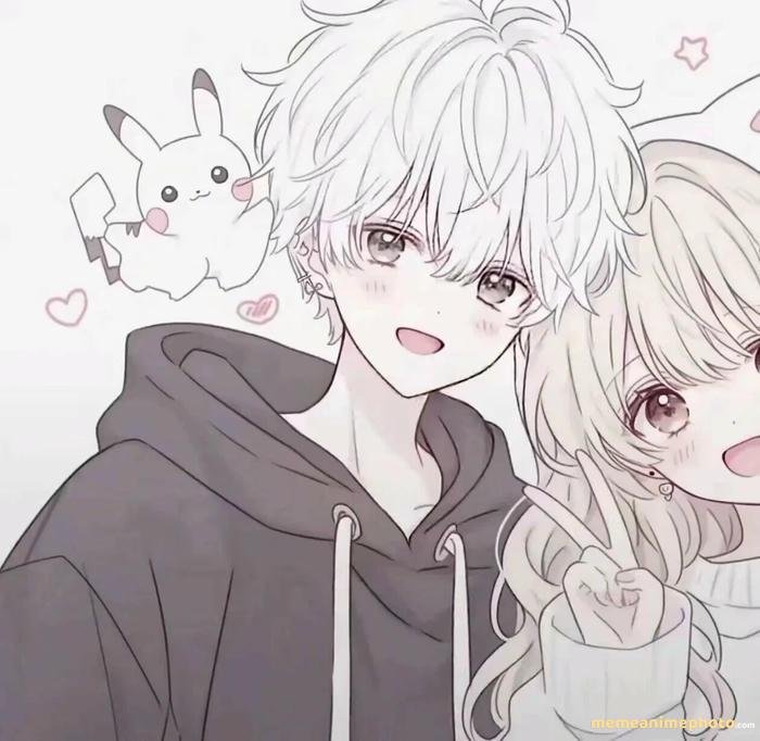 avatar anime đôi tình cảm sâu sắc