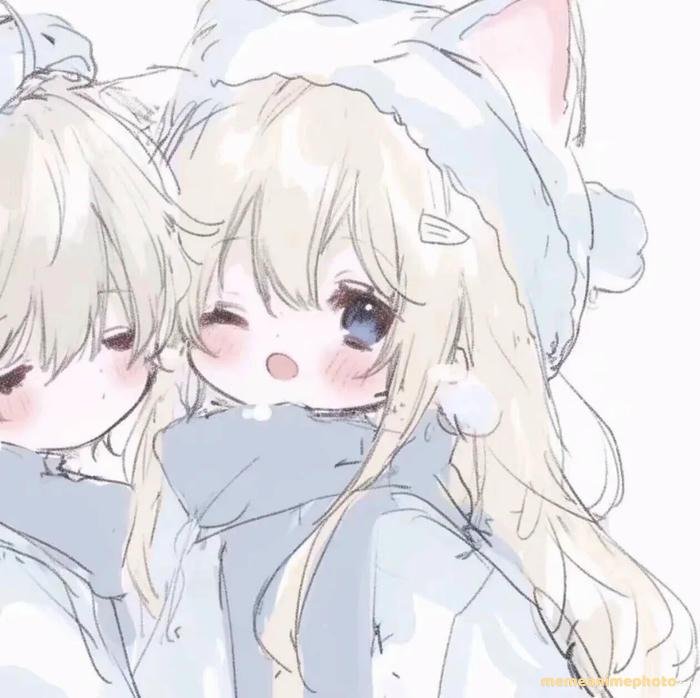 avatar anime đôi trong sáng