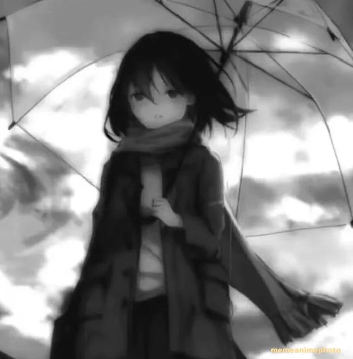 avatar anime nữ buồn