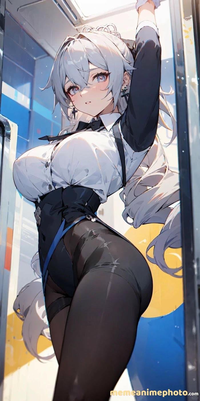 chân dung cô gái anime ngoại hình quyến rũ