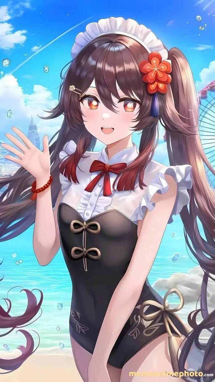 fanart anime nữ rất quyến rũ