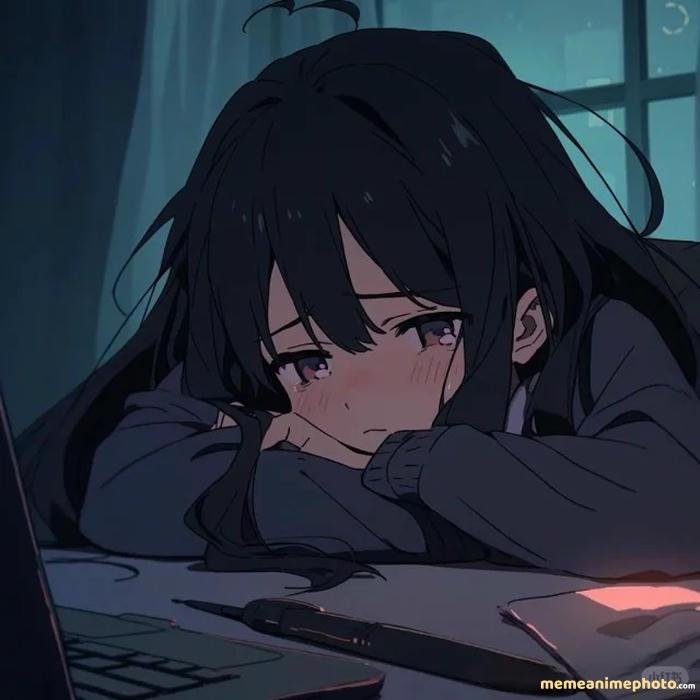 hình anime buồn man mác