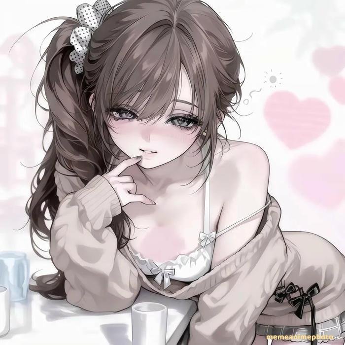 hình vẽ anime girl ngộ nghĩnh mlem