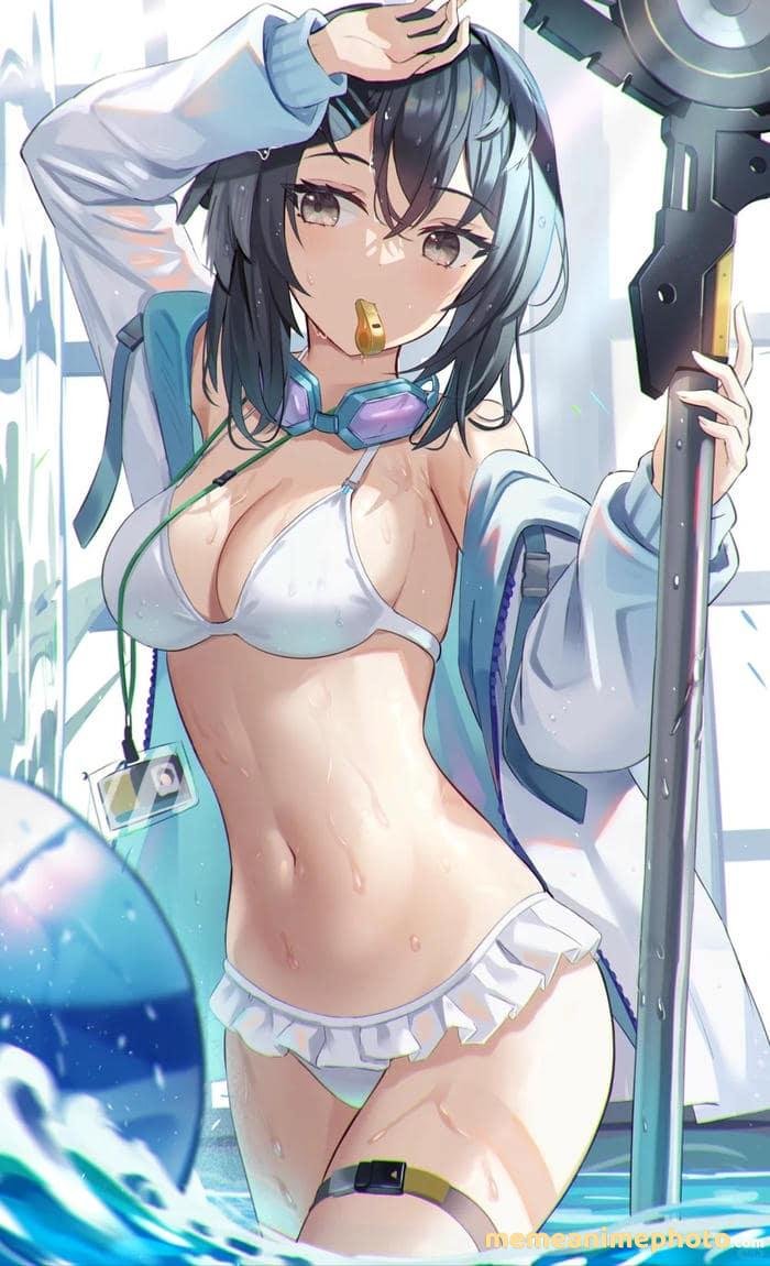hình vẽ manga girl bikini