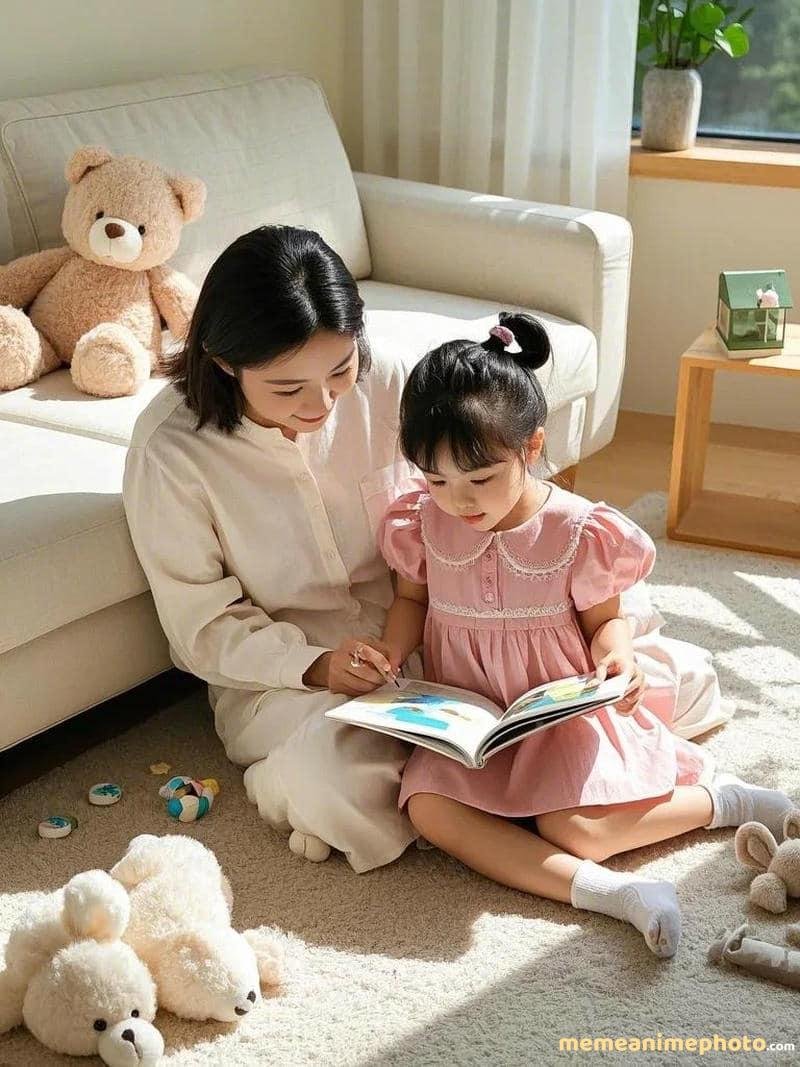 tải ảnh mẹ và con gái