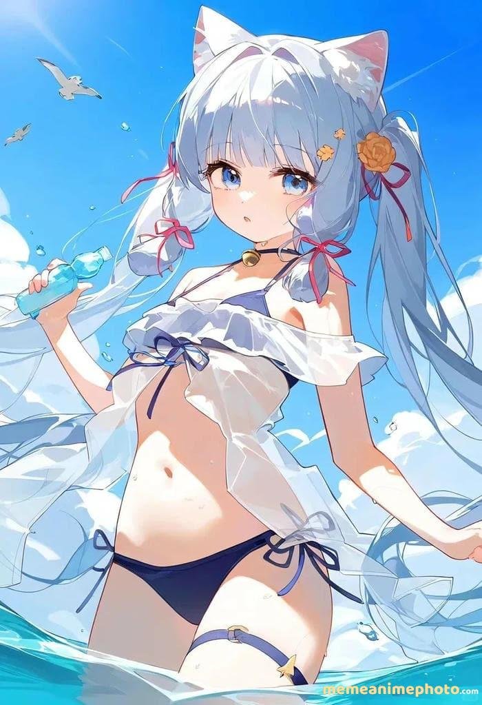 tranh vẽ anime nữ quyến rũ